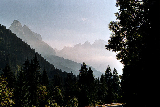 A Dolomiti landscape in the Alps